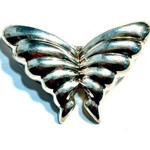 Authentic Vintage Tiffany & Co Sterling Silver Butterfly Brooch Pin Signed